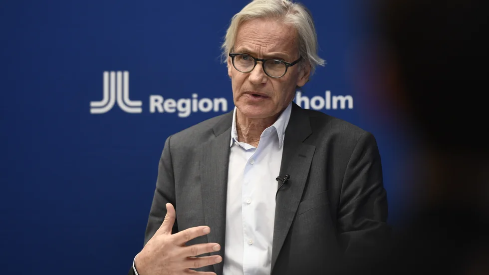Johan Bratt, tillförordnad hälso- och sjukvårdsdirektör i Region Stockholm. Arkivbild.
