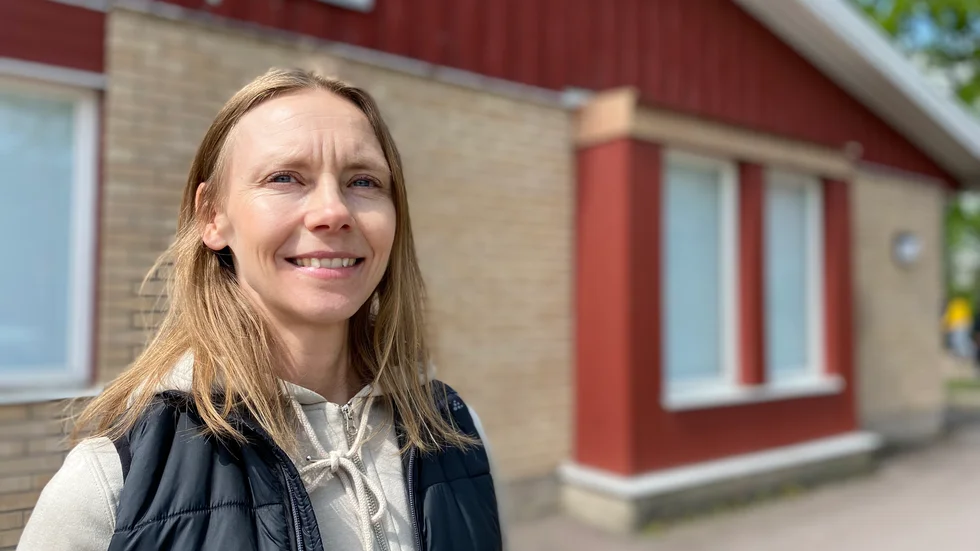 Evelina Rooney har ett barn i åttan och ett i nian i Björkvallsskolan i Björklinge.