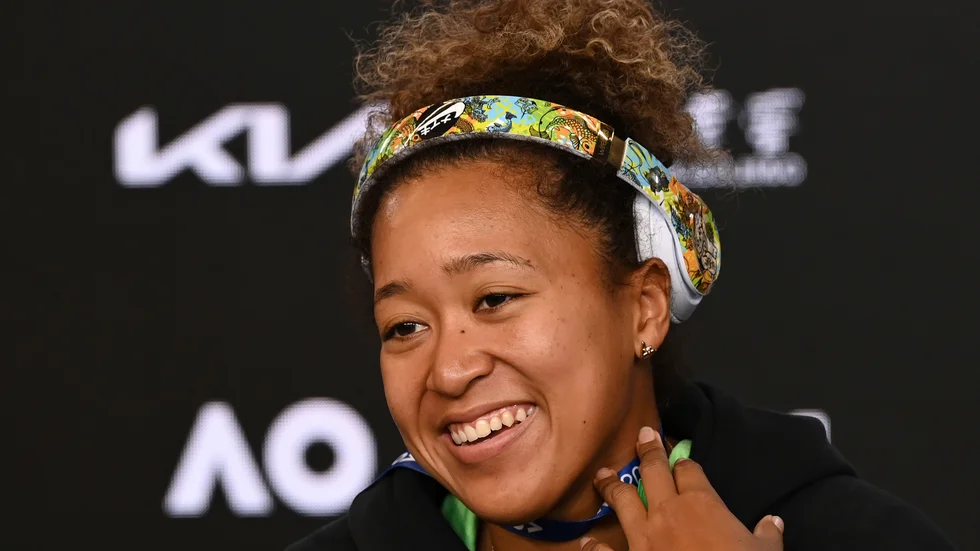 Världstvåan Naomi Osaka på en presskonferens i Melbourne under årets Australian Open. I Paris blir det inga pressmöten för japanskan.