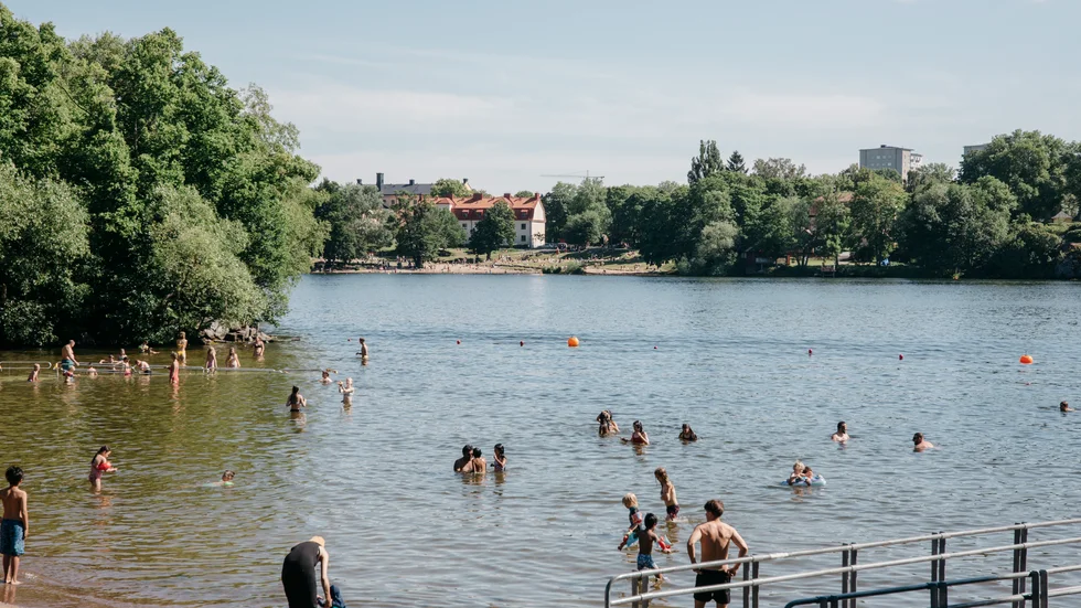 Smedsuddsbadet på Kungsholmen i Stockholm.