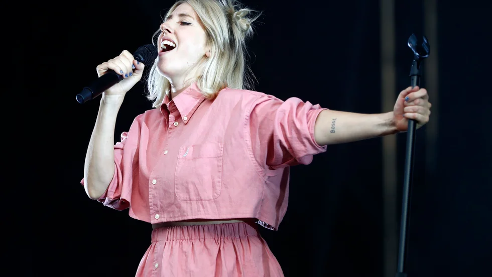 GÖTEBORG 20190809
Veronica Maggio på Flamingo-scenen under fredagen på Way out West i Slottskogen i Göteborg.
Foto: Thomas Johansson / TT / Kod 9200 