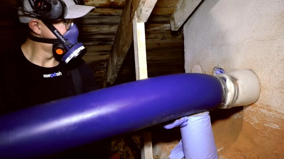 De delar av underhållsplanen där Swoosh är delaktiga handlar ofta om avloppsstammar och ventilationssystem. 