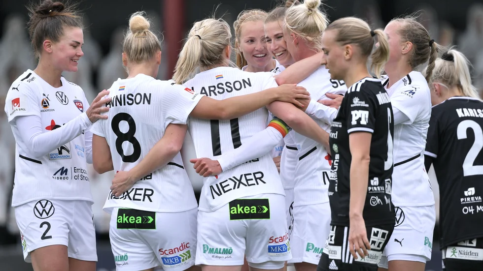Caroline Seger satte dit matchens enda mål.