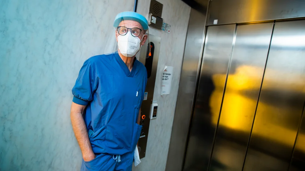 Ulf Karlsson, chefsläkare på covidintensiven på Piteå sjukhus.

