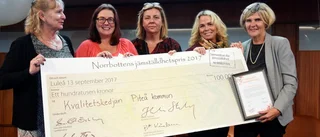 Piteå kommun bäst på jämställdhet