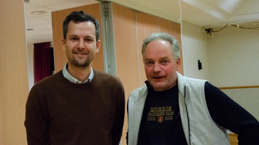 Ruben Havsed, projektägare och Mathias Jonsson, initiativtagare till satsningen. 