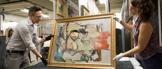 Stulen de Kooning hamnade bakom sovrumsdörr