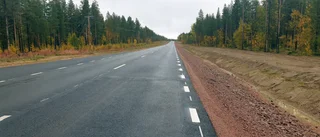 Ännu en sträcka klar på väg 395 – upprustad för tunga malmtransporter