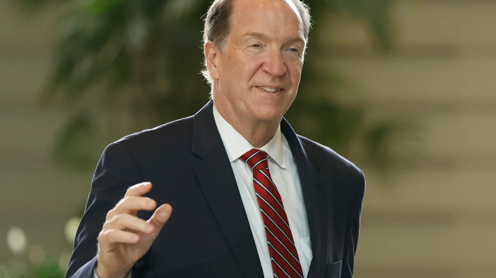 David Malpass har varit i blåsvädret. Arkivbild.