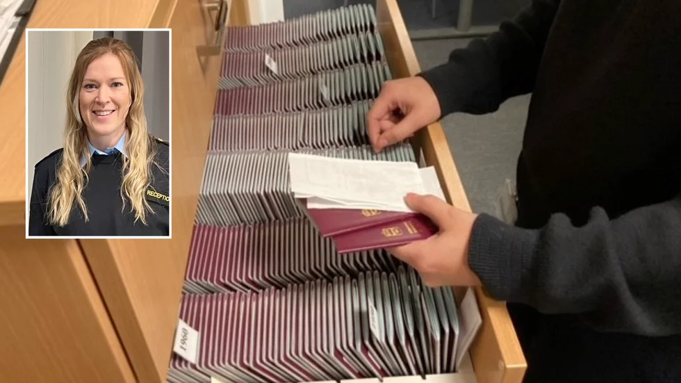 Polisen i Katrineholm uppmanar folk att hämta sina färdiga pass. De börjar få fullt i sin passförvaring och ett trettiotal av dem riskerar dessutom att snart makuleras om de inte hämtas upp. 