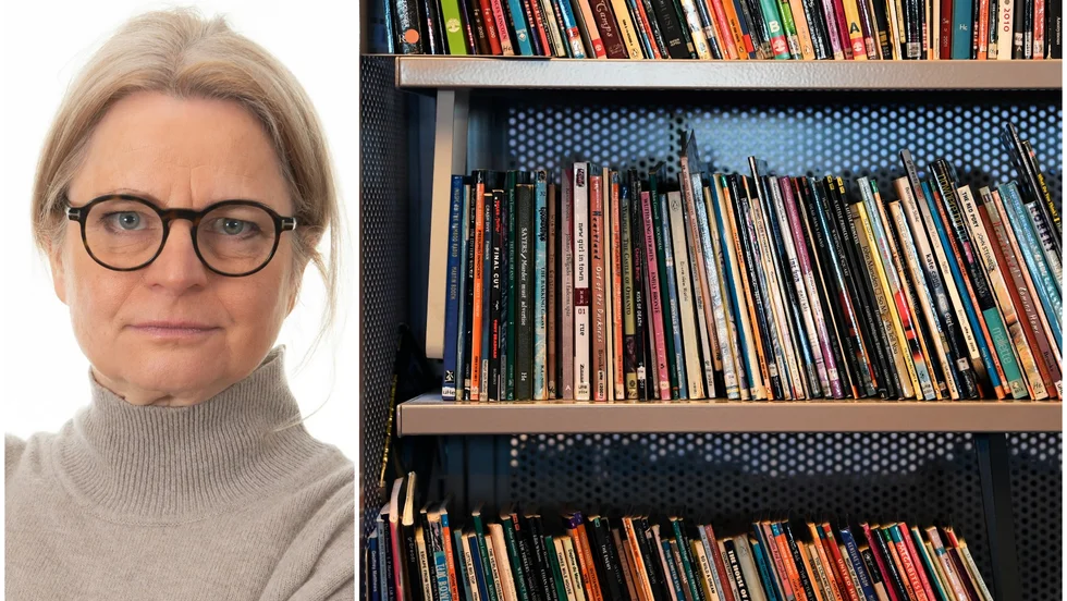 Karin Linder, Svensk biblioteksförening, vill att Liberalerna ställer krav bemannade skolbibliotek i regeringsförhandlingarna.