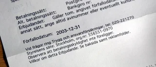 Hårdare bud för fakturabluffare