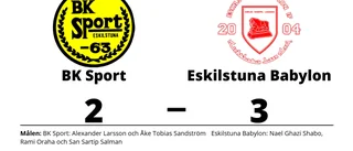 Eskilstuna Babylon ny serieledare efter seger