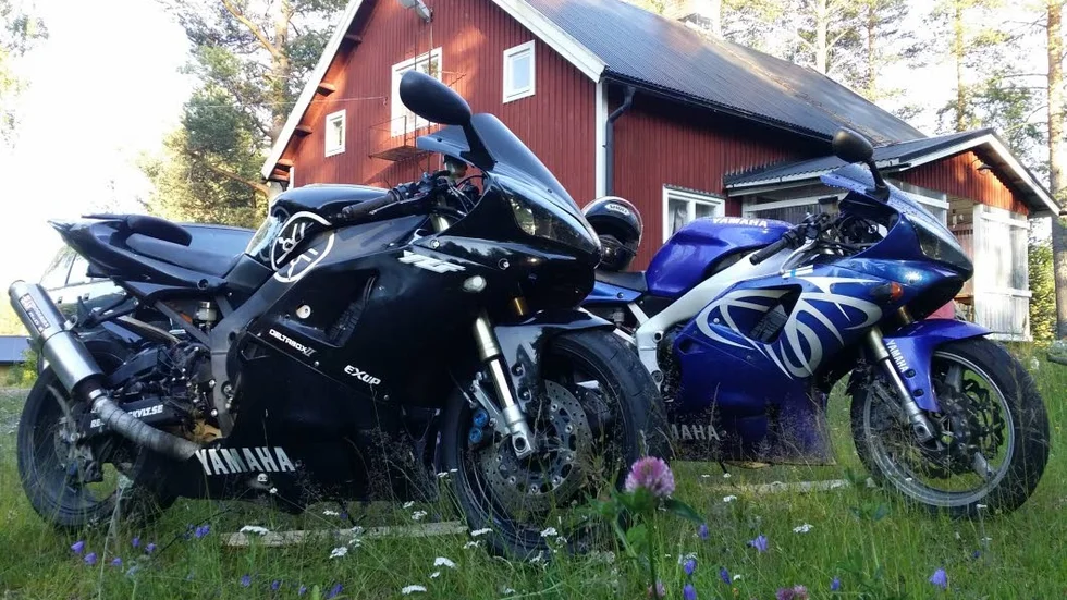 Stulna. Så här såg de stulna motorcyklarna ut.