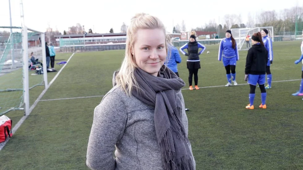 NÖJD. Emelie Berglund, tränare Sikfors.