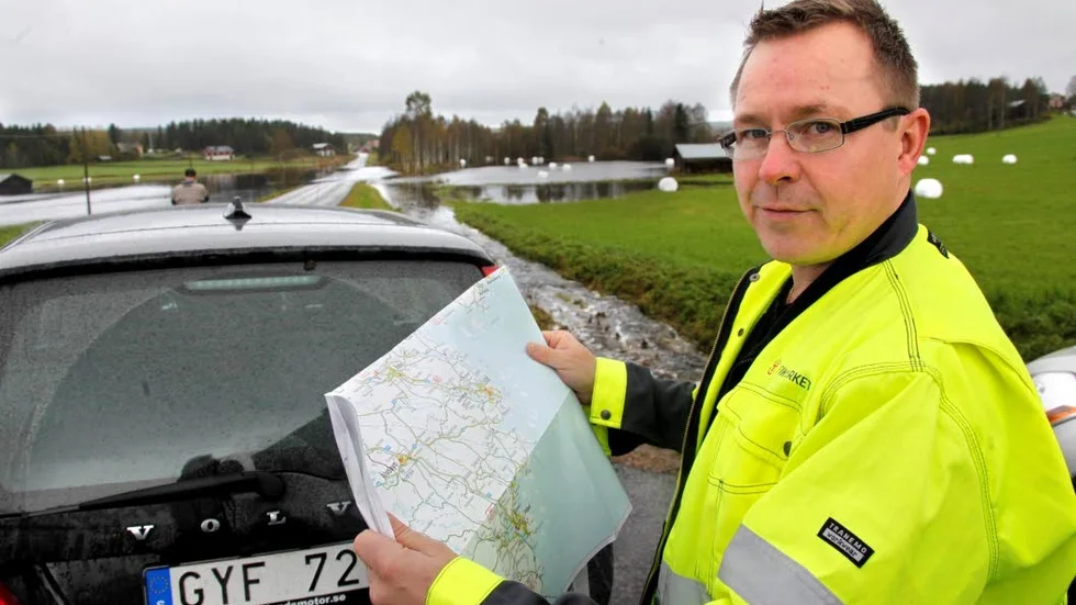 Projektledare. Kjell Johansson, projektledare för arbetet vid norra Altervägen. (Arkivbild)