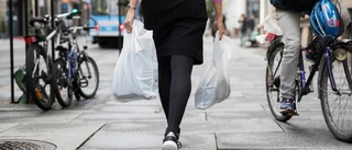Långt kvar till målet om plastkassar