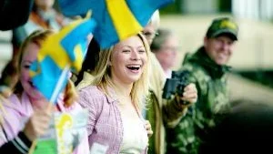 Frida Hallgrens rollfigur i Vinnare och förlorare påminner en hel del om Lena i Så som i himmelen.
Foto: Bengt
Wanselius