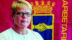 Berit Martinsson på Kommunal känner oro för sina medlemmar på dagkirurgin. - Ingen ska bli uppsagd enligt den information vi fått från landstinget, men än vet vi inte säkert vad landstinget vill.
Foto: Titti Olovsson (0122-131 75)
titti.olovsson@folkbladet.se