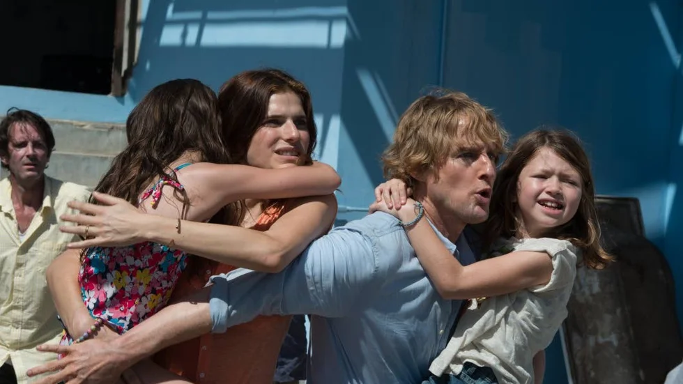 Action. Owen Wilson spelar en actionladdad roll när han och hans filmfamilj tvingas fly för sina liv efter en blodig statskupp i ett asiatiskt land. 
Foto: Roland Neveu