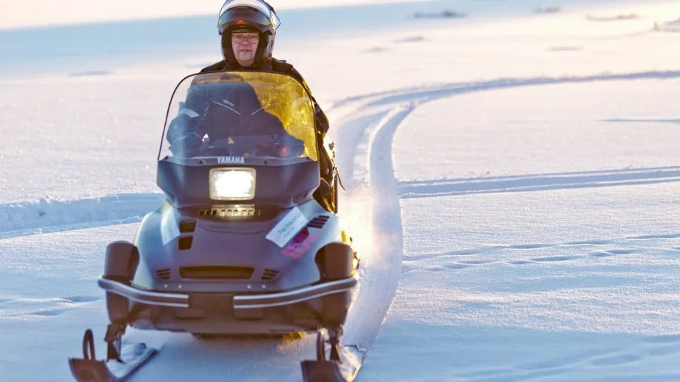 Snöskoterklubben vill göra stora investeringar. Nu är det oklart om det blir några EU-pengar. "Kommunen måste stå för 25 procent", säger ordförande Tord Söderberg. (Arkivbild)