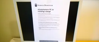 Fortsatt stängda datorer