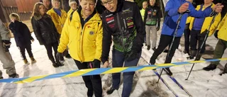 Nya skidspår vid Lillsjön