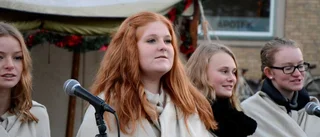 Årets Lucia korad under marknaden