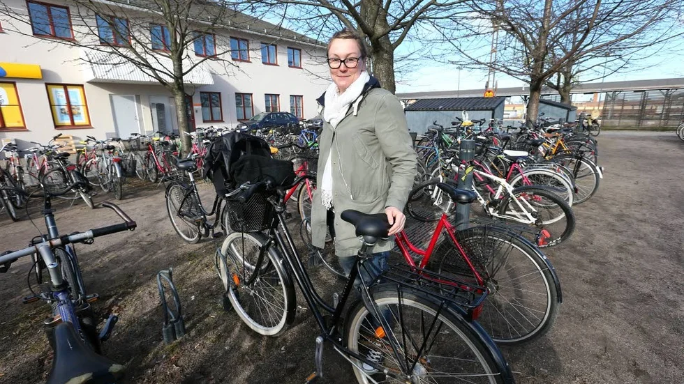 Frisk luft. Det finns många fördelar med att ta sig runt på cykel i Norrköping, tycker Matilda Bohlin. Förutom frisk luft, får hon också motion och sparar pengar.