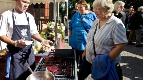Grillade rödbetor på förra höstmarknaden. Östgöta Kök kommer tillbaka med nya smakprov.