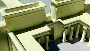 Med hjälp av avancerad datorgrafik har Veronica Sundstedt återskapat det gamla egytiska templet Kalabsha. Hon har skapat en 3D-modell av templet som sedan har belysts.