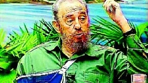 Det var då... nu orkar inte Fidel Castro ens visa sig längre. Foto: Pressens Bild