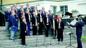 STALkören bjöd publiken på flera vårsånger under kvällen.Foto: Magnus Johansson
