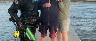 Unika vigselringen försvann i havet – då ryckte dykaren in • ”Jag hade tappat hoppet” • Flera timmars arbete gav resultat