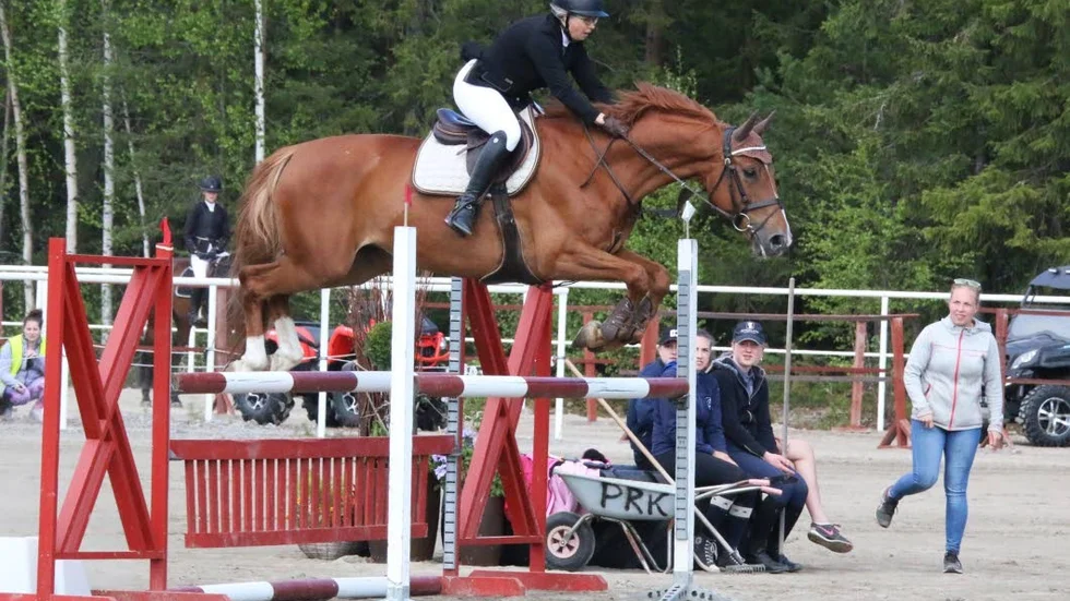 Jessica Persson och Chummi.