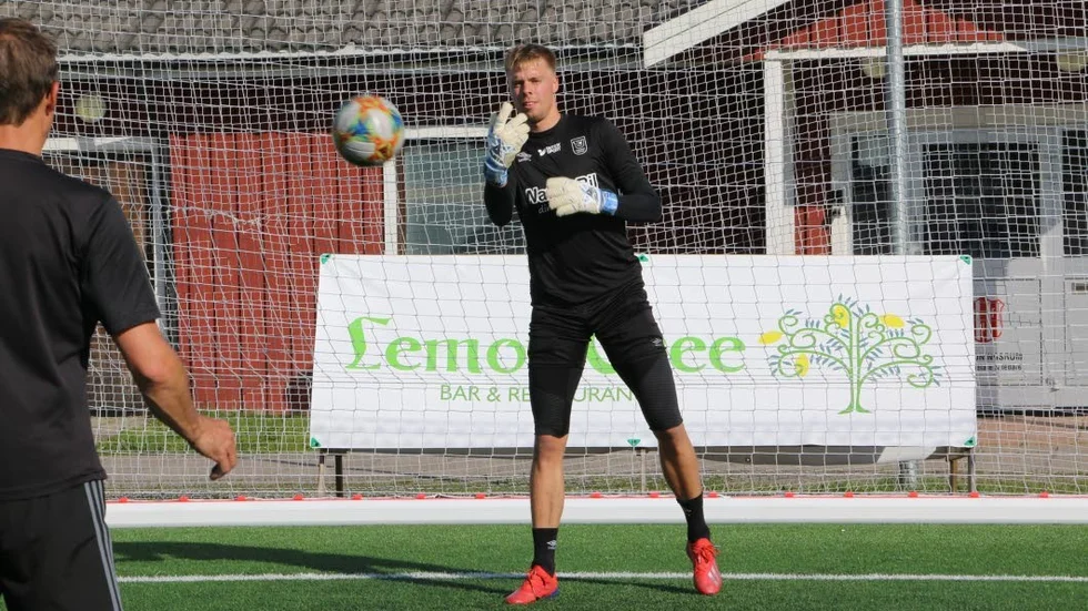 Fredrik Enberg stod mot allsvenska AFC Eskilstuna. (Arkivbild)