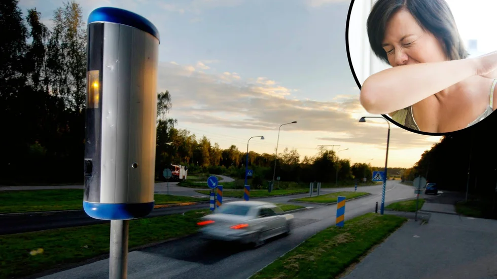 Nysattacken ledde till fortkörning. Nu måste föraren betala 1 500 kronor i böter.