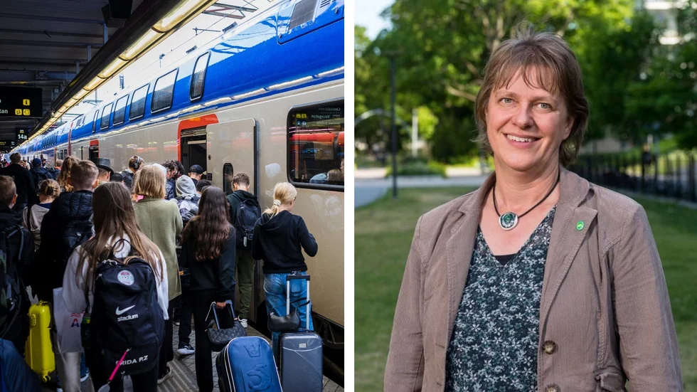 Trafikpolitikern Jenny Lundström (MP) vill se förbättringar hos Mälartåg.