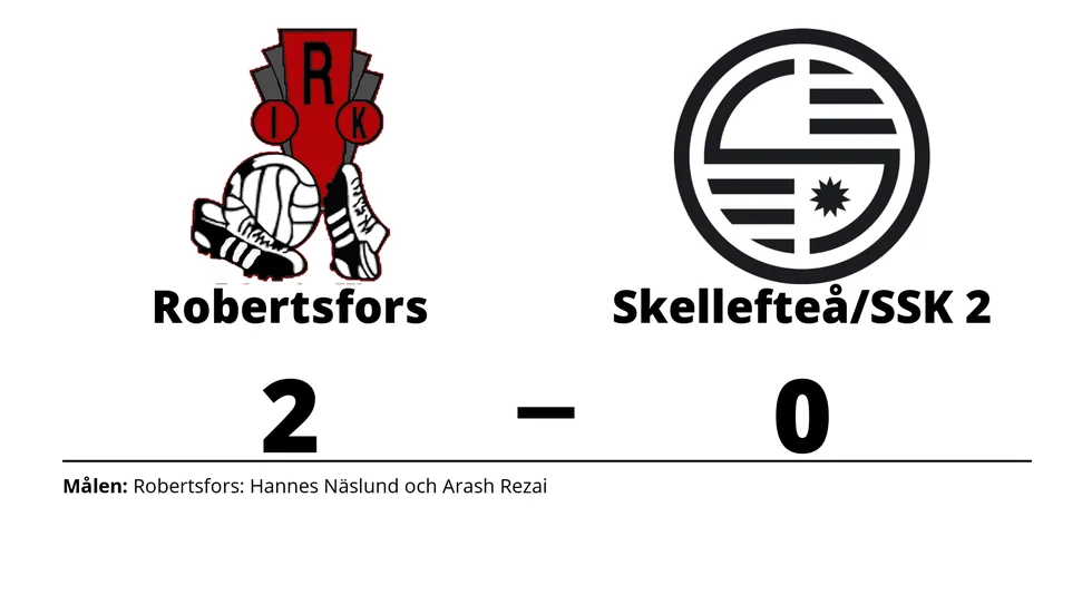 Robertsfors IK vann mot Skellefteå FF/SSK 2