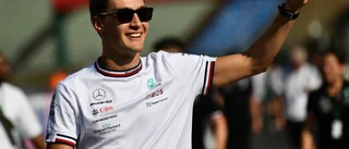 Rusell tar pole – mardröm för Red Bull