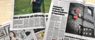 Många stora bilder och liten text i Piteå-Tidningen