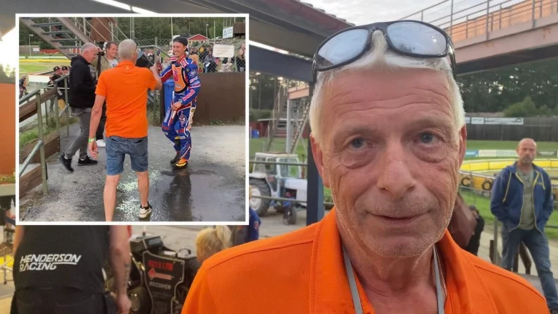 Lagledaren Mats "Lillis" Erixon fick en hink med vatten över sig efter segern mot Valsarna.