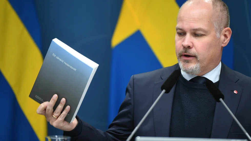 Justitieminister Morgan Johansson (S).