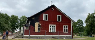 Klassrum saknas efter branden i Gåvsta • "Inte den skolstart man hoppats på" 