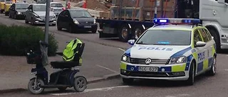 93-åring skadad när polisen ryckte ut