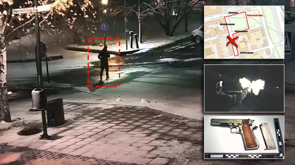 Bilder från polisens förundersökning