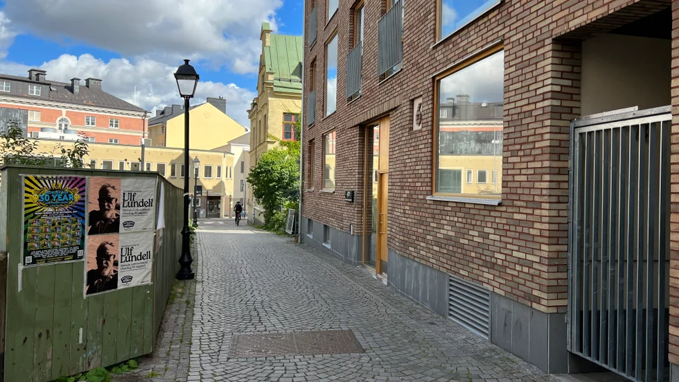 Det är den här sträckan på Stora Badstugatan som kommer att vara avstängd i omgångar fram till september. 
