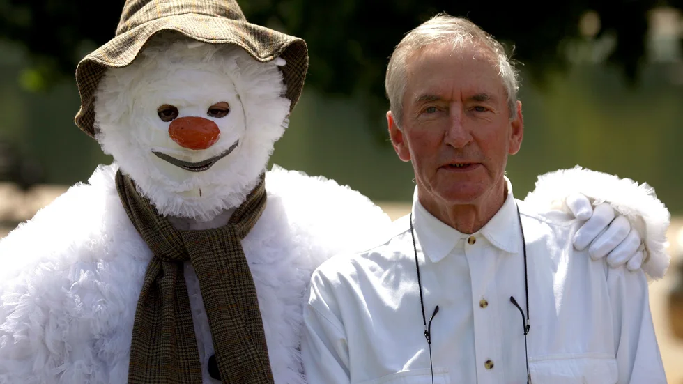 Författaren Raymond Briggs som skrev boken bakom kortfilmen "Snögubben" har avlidit 88 år gammal. Arkivbild.