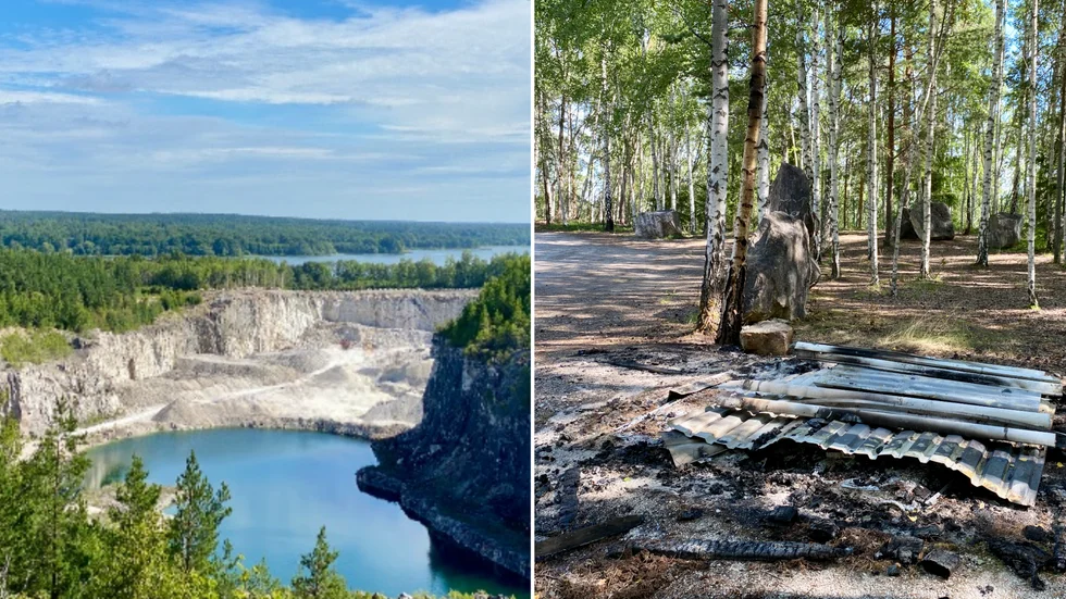 Nu när toalettbyggnaden förstördes i en brand överväger föreningen Kalklinbanans vänner att stänga hela området.