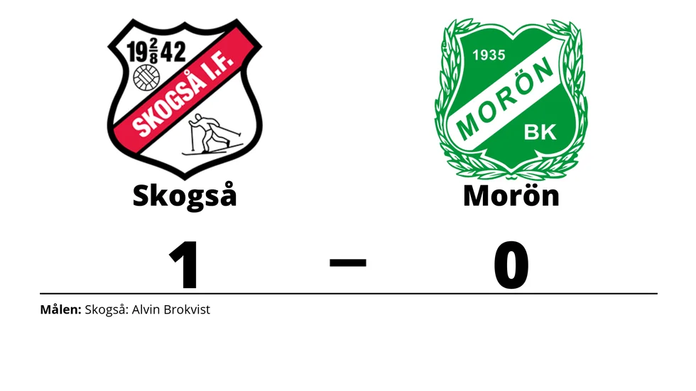 Skogså IF vann mot Morön BK